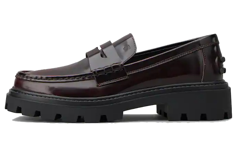 (W) TOD'S Leather Loafer 'Burgundy'