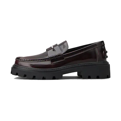 (W) TOD'S Leather Loafer 'Burgundy'