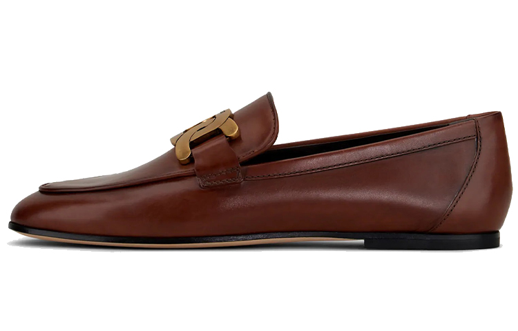 (W) TOD'S Leather Loafer 'Dark Brown'