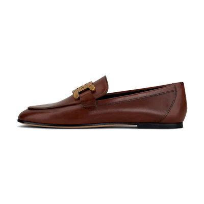 (W) TOD'S Leather Loafer 'Dark Brown'