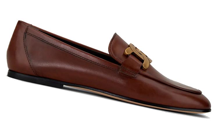 (W) TOD'S Leather Loafer 'Dark Brown' 圖 2