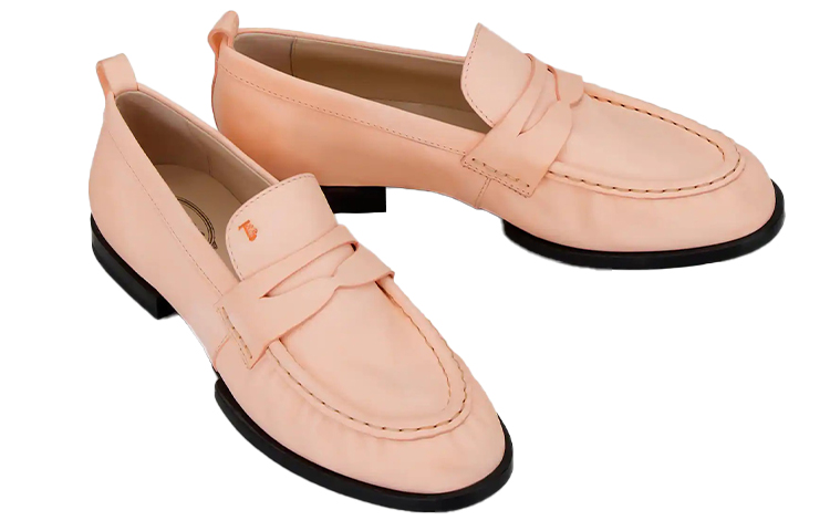 (W) TOD'S Leather Loafer 'Pink' 圖 3