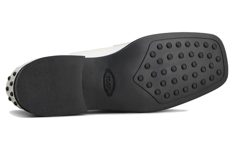 (W) TOD'S Leather Loafer 'White Fashion' 圖 4