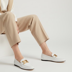 (W) Mocasines de Cuero TOD'S 'Blanco Oro' XXW79A0DD00MIDB001 Order (W) Mocasines de Cuero TOD'S 'Blanco Oro' XXW79A0DD00MIDB001