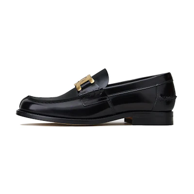 (W) TOD'S Leather Loafers 'Black'