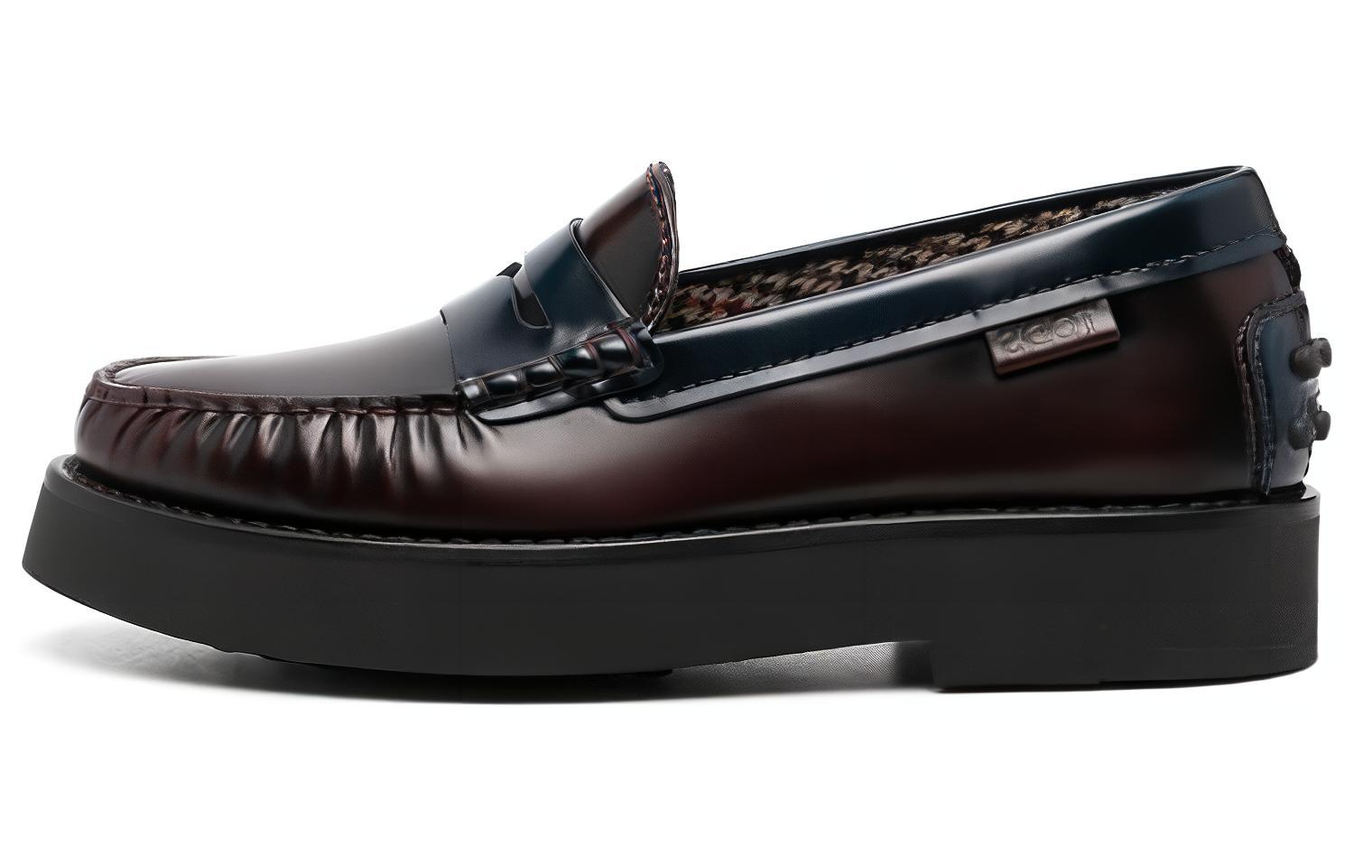 (W) TOD'S Leather Loafers 'Black'