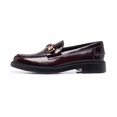 (W) TOD'S Leather Loafers 'Red Brown'