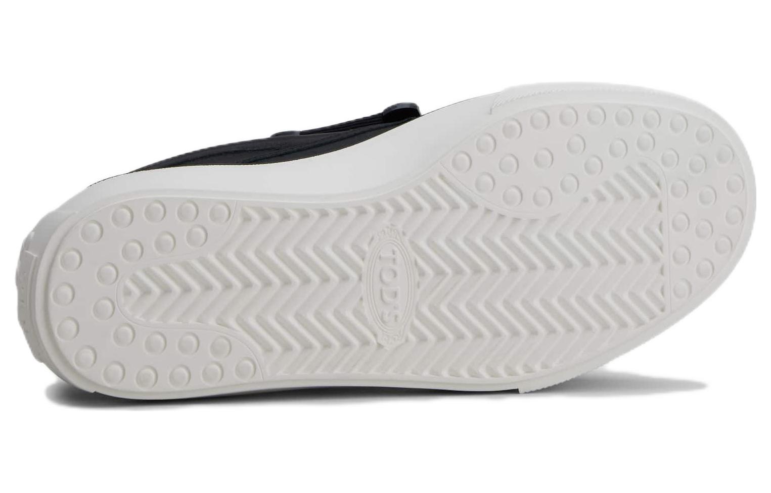 (W) TOD'S Leather Low Slip-On 'Fashion Black' 圖 4