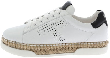 (Women) TOD'S Leather Low Top Lace-Up 'White Fashion' XXW96A0Y551JUS0001 (Women) TOD'S Leather Low Top Lace-Up 'White Fashion' XXW96A0Y551JUS0001