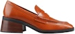 (W) TOD'S Kulit Tumit Rendah-Sederhana 'Coklat' XXW48K0FX60SOOG805