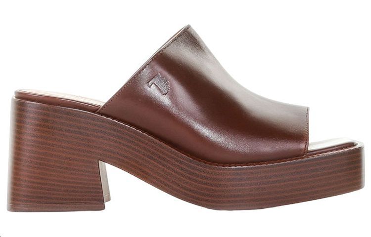 Order (W) TOD''S Leder-Mules ''Modisch Casual Braun'' XXW58K0GO90MDL202
