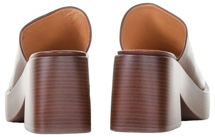 Shop (W) TOD''S Leder-Mules ''Modisch Casual Braun'' XXW58K0GO90MDL202