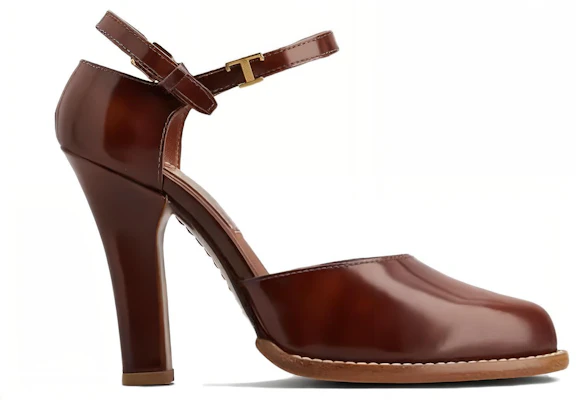 (W) Talons Hauts en Cuir TOD''S Boucle Bout Rond ''Rouge Marron''. XXW90K0HR10SH7ZZH5 Order (W) Talons Hauts en Cuir TOD''S Boucle Bout Rond ''Rouge Marron''. XXW90K0HR10SH7ZZH5