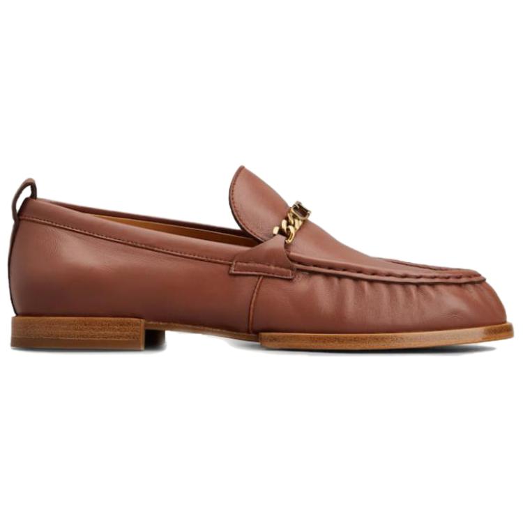 Order (Women) TOD'S Leather Round-Toe Flat 'Brown' XXW19K0HC80SOMS203