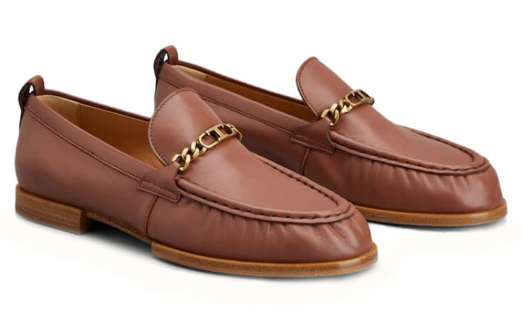 Lookbook (Women) TOD'S Leather Round-Toe Flat 'Brown' XXW19K0HC80SOMS203