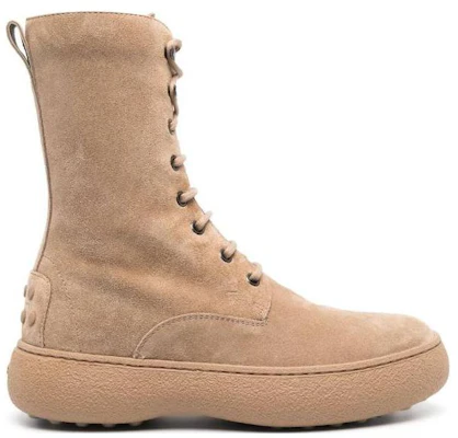 (W) TOD'S Sepatu Bot Kulit Kuning Muda dengan Resleting Samping dan Ujung Bulat XXW09J0GN20CKO1Y28 Shop (W) TOD'S Sepatu Bot Kulit Kuning Muda dengan Resleting Samping dan Ujung Bulat XXW09J0GN20CKO1Y28