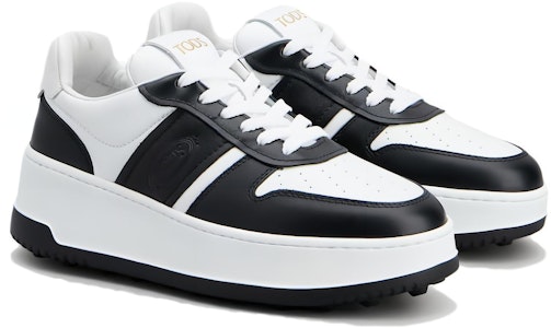 (W) 토즈 블랙앤화이트 가죽 로우탑 스니커즈 XXW88K0HP30SRM0002 Lookbook (W) 토즈 블랙앤화이트 가죽 로우탑 스니커즈 XXW88K0HP30SRM0002