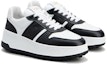 Lookbook (W) TOD'S Kulit Low-Top Hujung Bulat 'Hitam dan Putih' XXW88K0HP30SRM0002