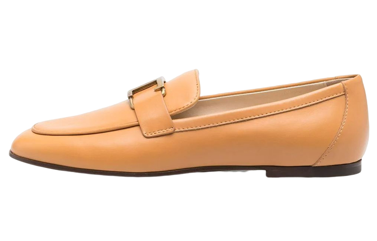 (W) TOD'S Leather Slip-On Loafers 'Brown'