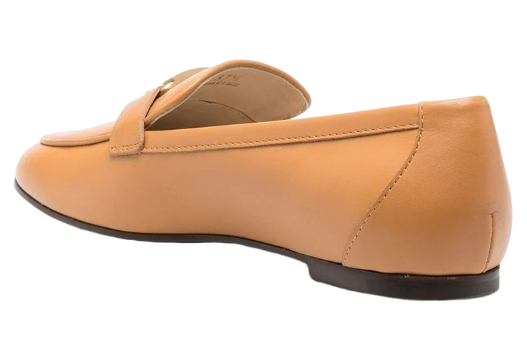 (W) TOD'S Leather Slip-On Loafers 'Brown' 圖 3