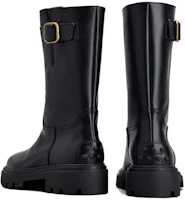 Purchase TOD'S 托德斯 皮革 套穿圓頭時尚 短靴 女款 黑色