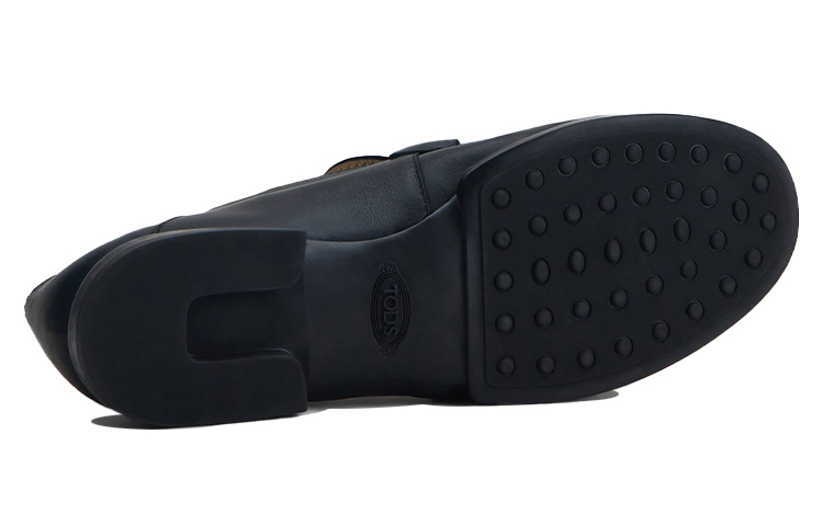 Shop (W) Zapatillas de Cuero TOD'S 'Negro' XXW02E0FP80SYRB999