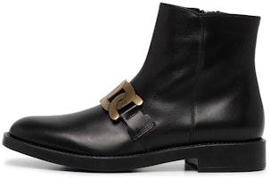 (Women) TOD'S Leather Zip 'Black Fashion' Ankle Boot XXW60C0DY40GOCB999 (Women) TOD'S Leather Zip 'Black Fashion' Ankle Boot XXW60C0DY40GOCB999