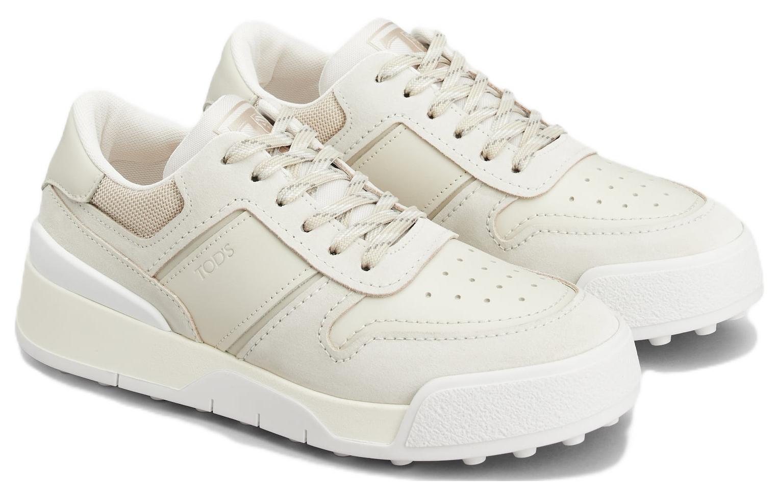 (W) TOD'S Low-Top Fashion Sneaker 'Beige' 圖 3