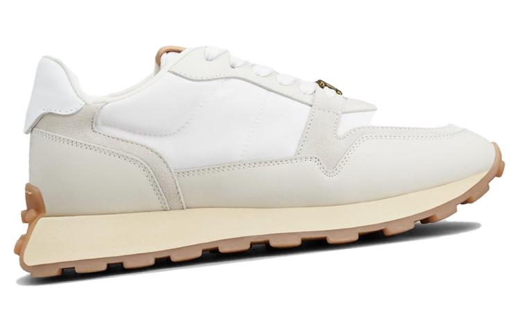 Order TOD'S 托德斯 织物皮革 圓頭繫帶 低幫 生活休閒鞋 女款 米白