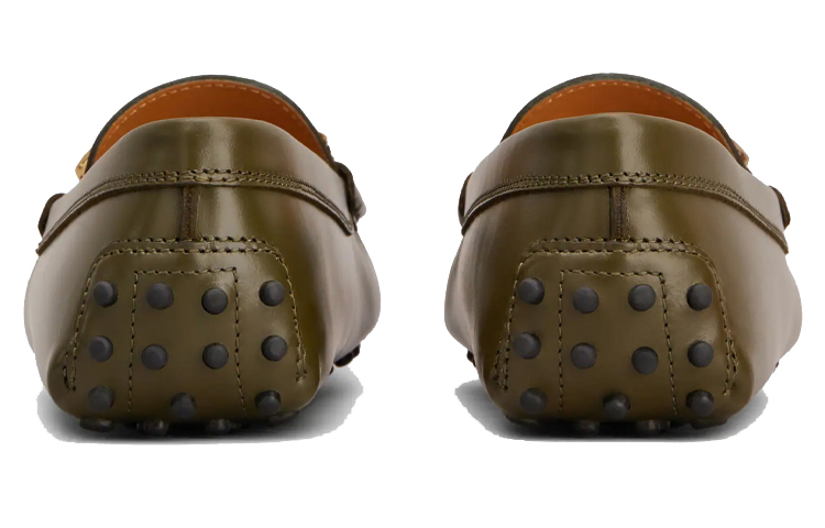 (W) TOD's Low Top Slip-On Leather 'Green' 圖 3