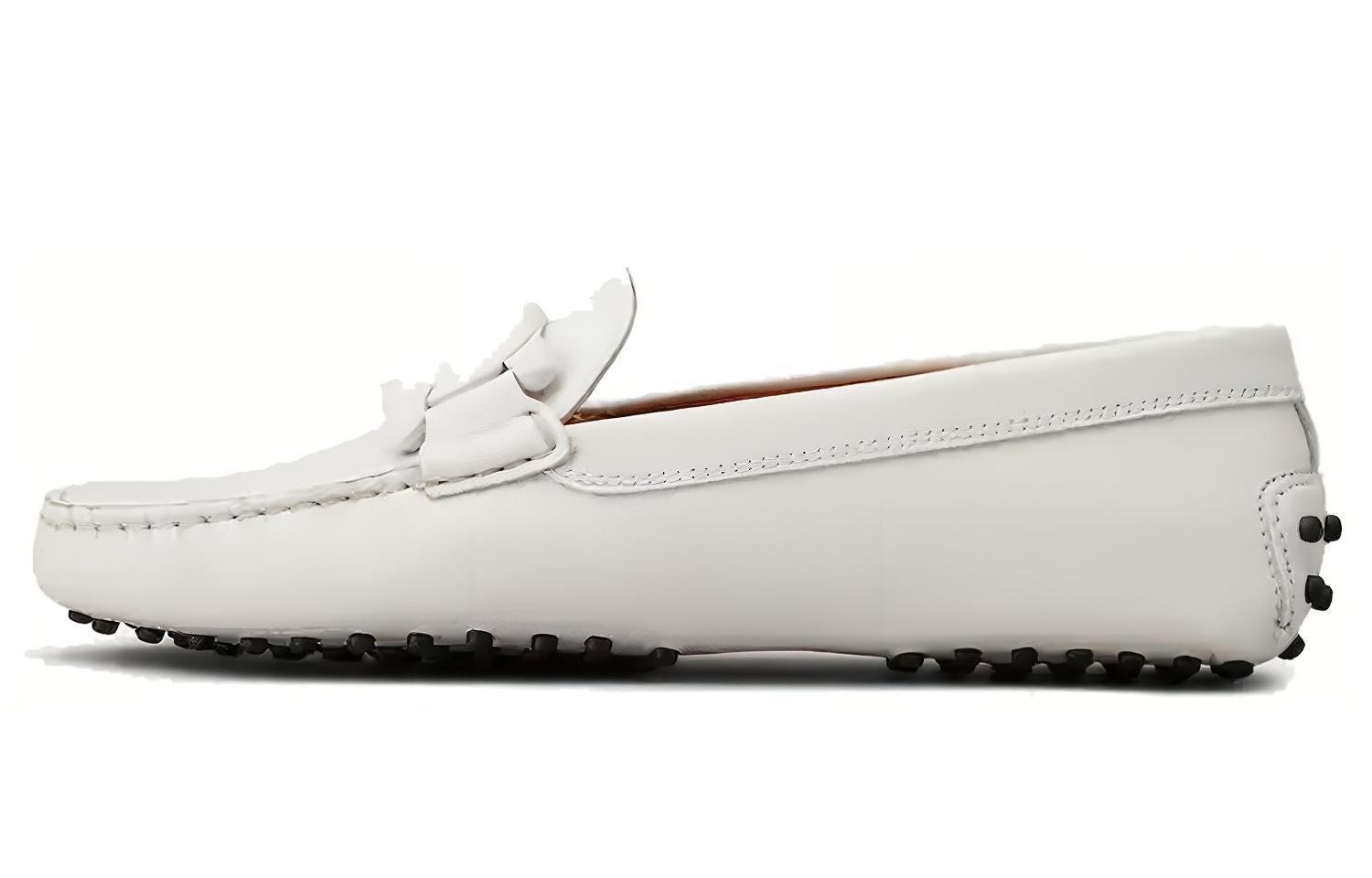 (Women) TOD's Low Top Slip-On Leather 'White' XXW00G0GC71BR0B001