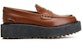 (W) TOD'S Kasut Platform 'Coklat' XXW02K0EZ90OG9S013