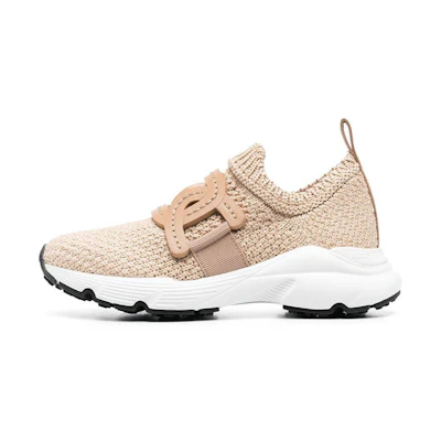 (W) TOD'S Polyester Slip-On 'Beige'
