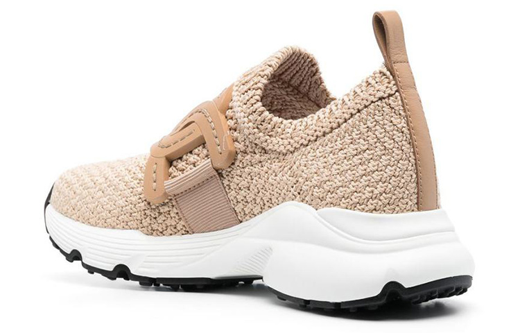 (W) TOD'S Polyester Slip-On 'Beige' 圖 4