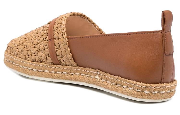 (W) TOD'S Rafia Woven Flats 'Brown' 圖 3