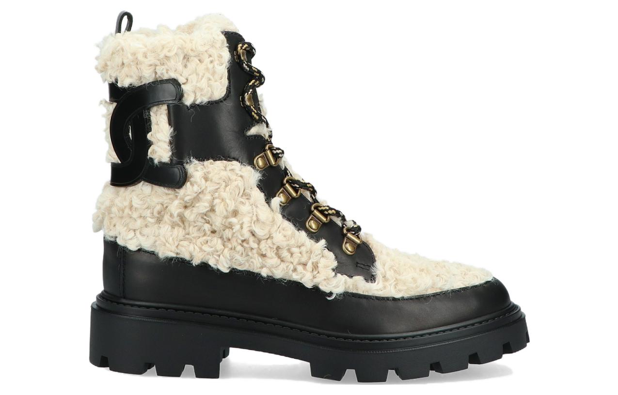 Order (W) TOD'S Sepatu Boot Ankle Hitam dengan Tali dan Ujung Bulat XXW08J0HP80SRT1811