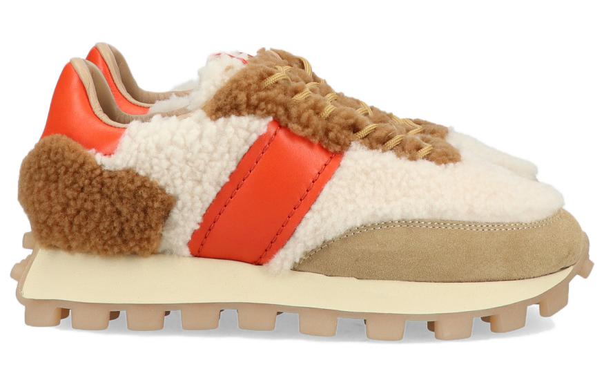 (W) TOD'S Round Toe Lace-Up Low-Top 'Beige' 圖 2