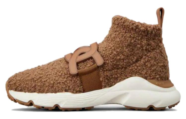 Buy (W) TOD''S Ronde Neus Mid-Top Instapper ''Warm Brown'' XXW54C0HN60SL6S410