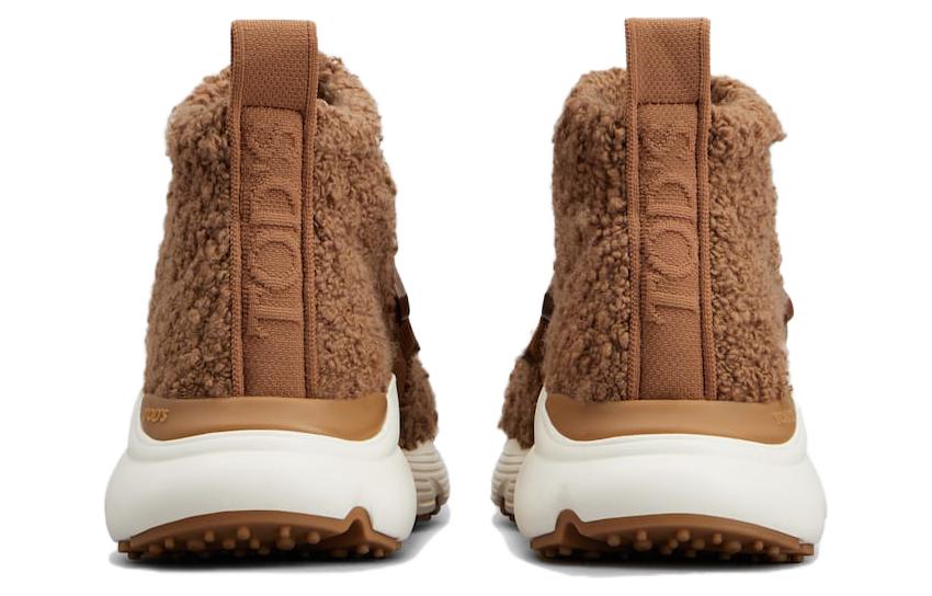 Lookbook (W) TOD''S Ronde Neus Mid-Top Instapper ''Warm Brown'' XXW54C0HN60SL6S410