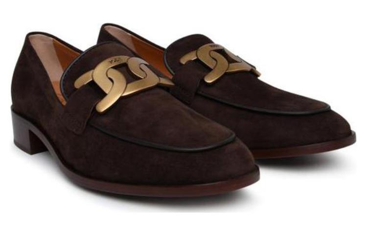 Lookbook (W) TOD'S 棕色时尚厚底乐福鞋 XXW28K0FR00D8WS611