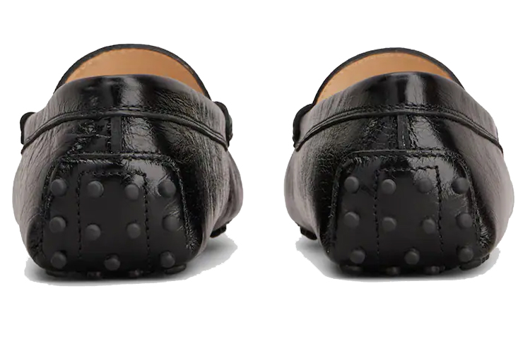 (W) TOD's Slip-On Leather Sneaker 'Black' 圖 3