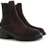 Shop (W) TOD'S But Chelsea Tumit Chunky Hujung Bulat Kulit Suede 'Coklat' XXW08D0EA10BYES808