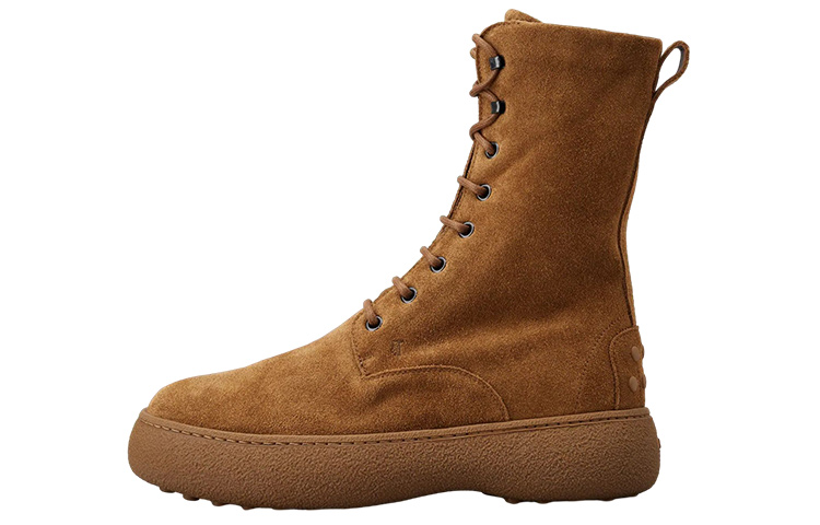 (W) TOD'S Suede Lace-Up Boots 'Brown'