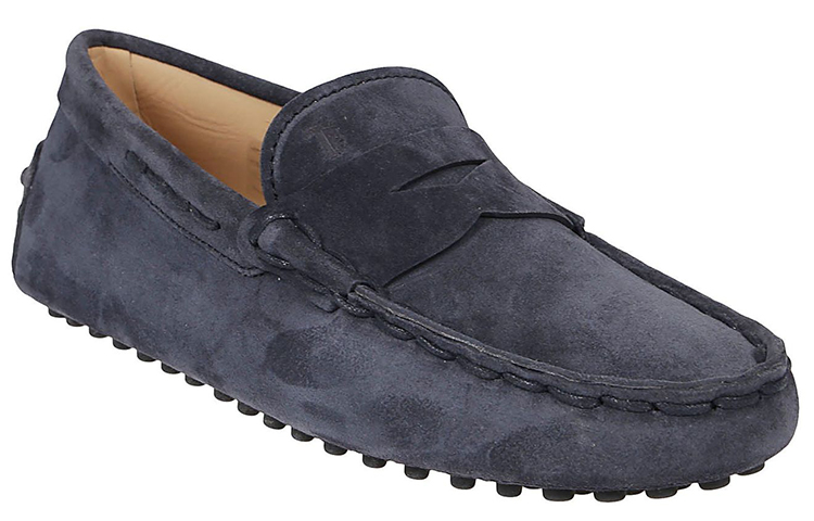 (W) TOD'S Suede Loafers 'Deep Blue' 圖 2