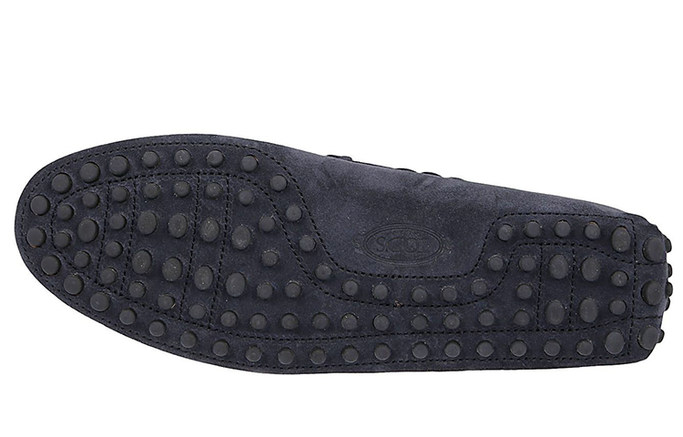 (W) TOD'S Suede Loafers 'Deep Blue' 圖 4
