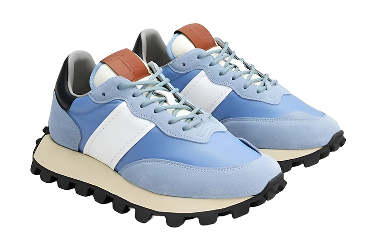 (W) TOD'S Suede Sneakers 'Light Blue' 圖 2