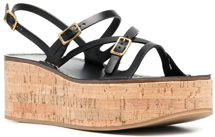 (W) TOD'S Thick Bottom Sandal 'Luxury Black' 圖 2