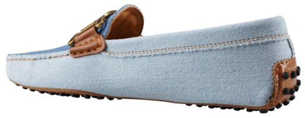 托德斯 TOD'S 女士藍色平底棉布套腳圓頭低幫鞋 Shop 托德斯 TOD'S 女士藍色平底棉布套腳圓頭低幫鞋