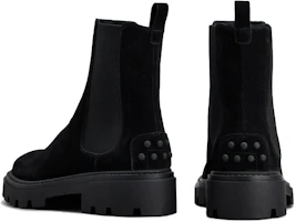 Shop (W) 토즈 심플 블랙 첼시 부츠 (Tod's Simple Black Chelsea Boots) XXW08J0GF90BYEB999