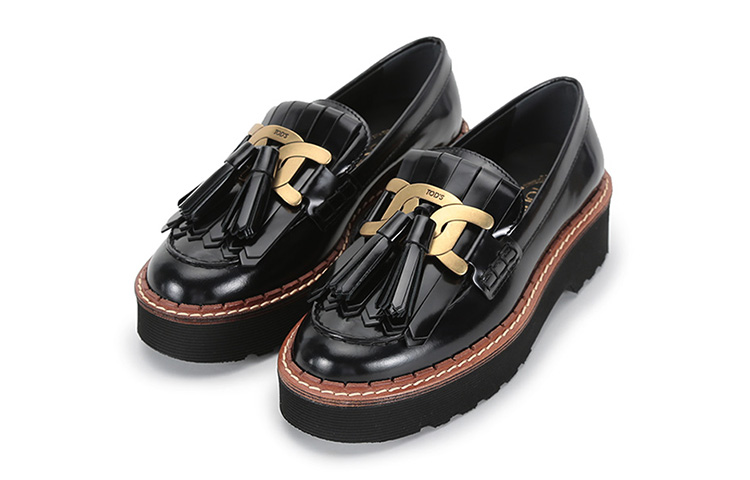 (W) TOD'S Kate Loafer 'Black Leather' 圖 3